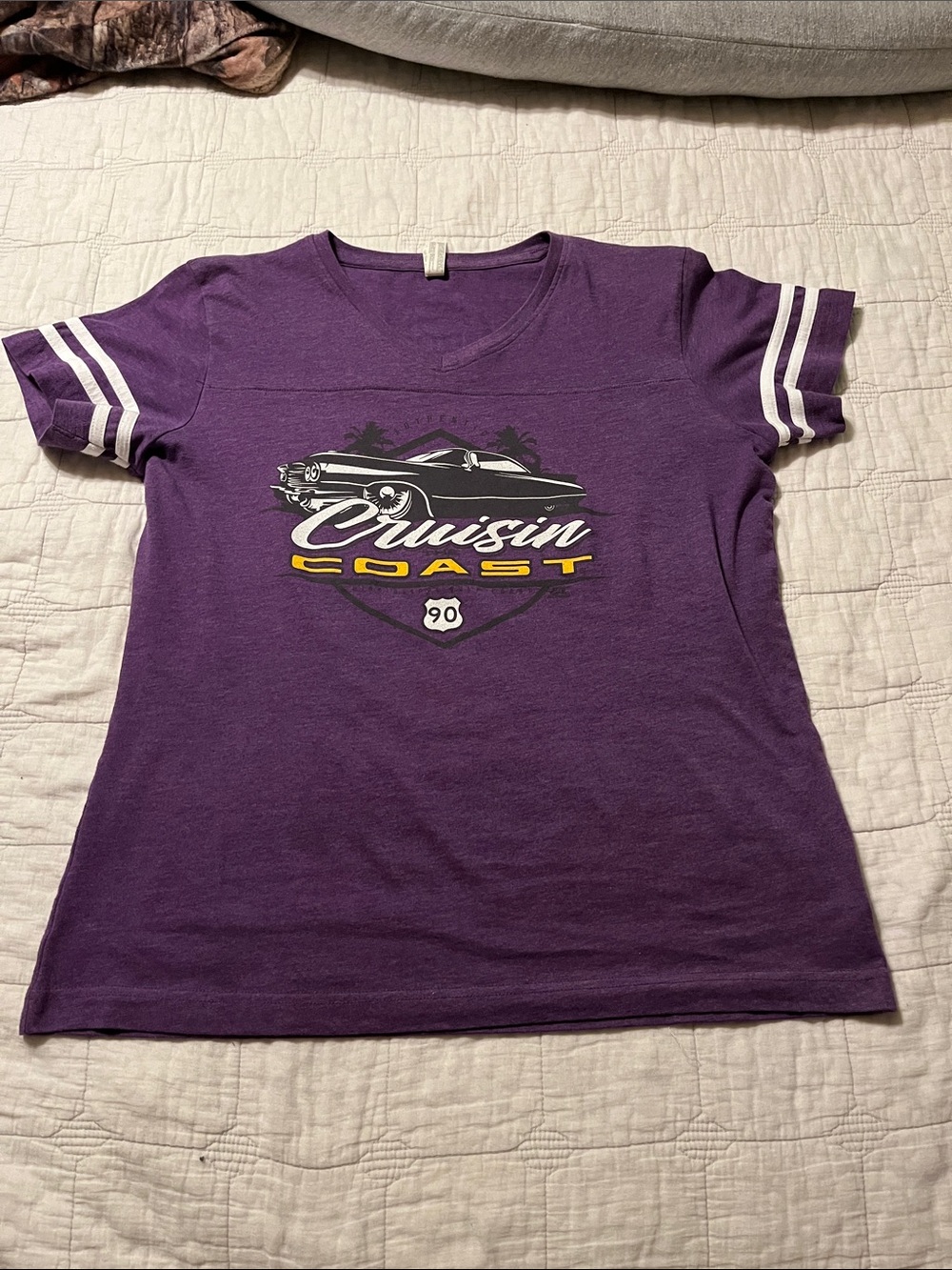 Cruisin’ the Coast Ladies Fitted Tee - Size L
